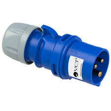 CLAVIJA 3X16A 230V IP44 AZUL VCP