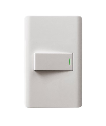 INTERRUPTOR SENCILLO 127V BLANCO AMANECER