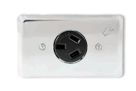 TOMA INCRUSTAR 20A 250V TRIFILAR CODELCA