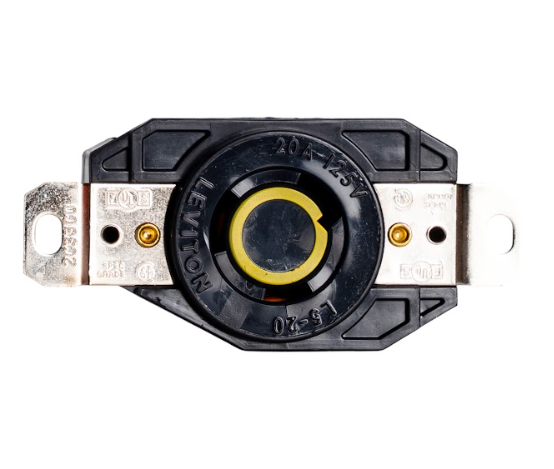 TOMA INCRUSTAR L520 20A 125V F+N+T LEVITON