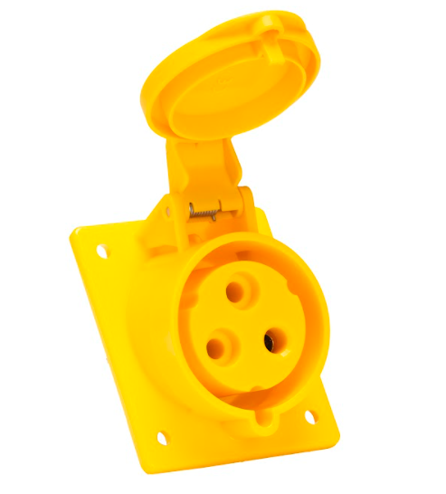 TOMA INCRUSTAR 3X32A 110V AMARILLA