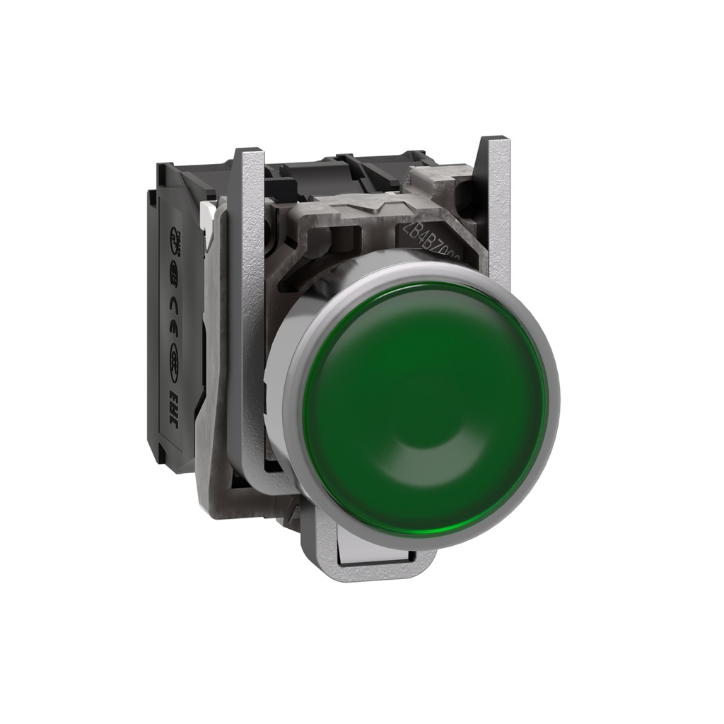PULSADOR VERDE LUMINOSO LED 240V SCHNEIDER