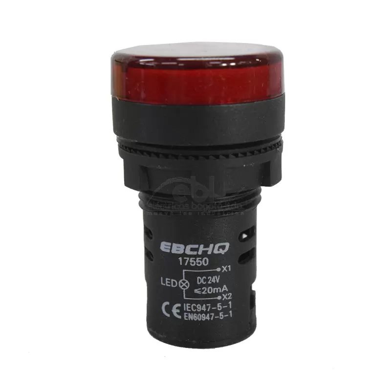 MODULO ROJO 24VDC 22MM LED