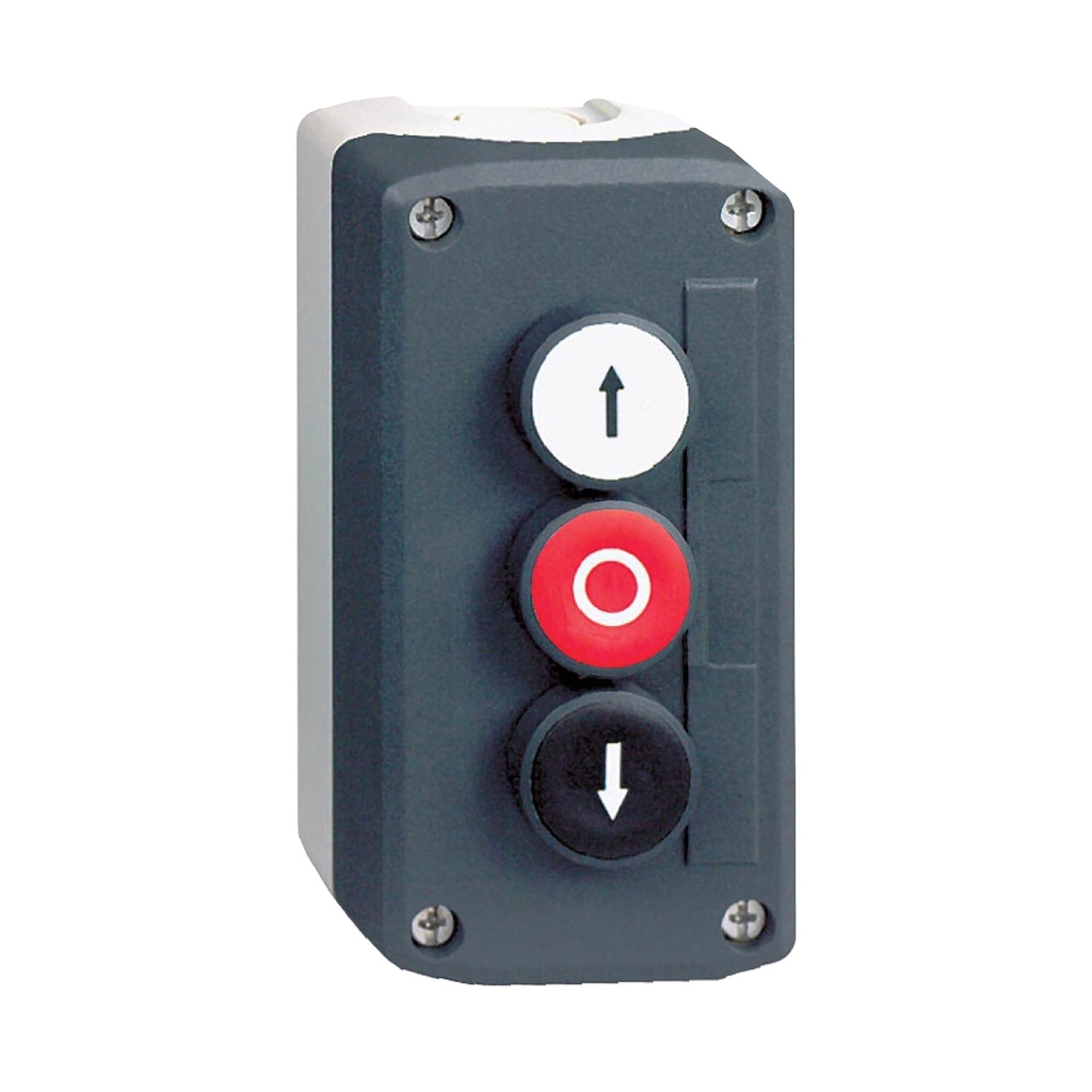 CAJA 3 PULSADORES BL-RJ-NG SCHNEDIER