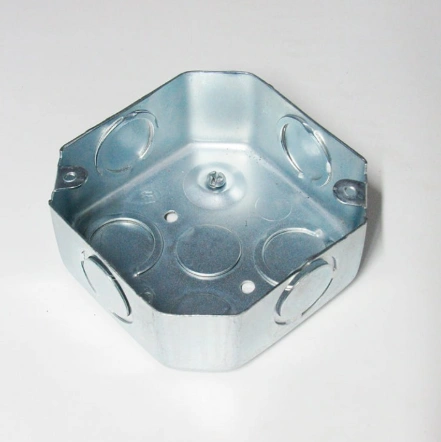CAJA OCTAGONAL GALVANIZADO