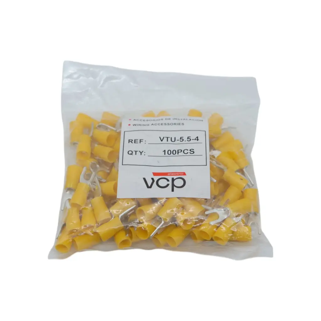 TERMINAL 12-10 AWG U 5/32 AMARILLO VCP