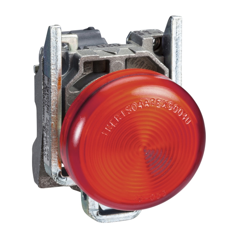 PILOTO ROJO SEÑALIZACION 2.4W 250V METALICO SCHNEI