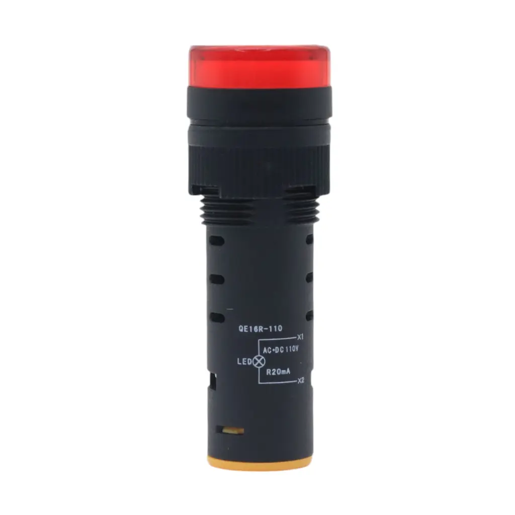 PILOTO VERDE LED SEÑALIZACION VCP 110VAC 16mm