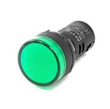 PILOTO VERDE SEÑALIZACION VCP 24V 22mm