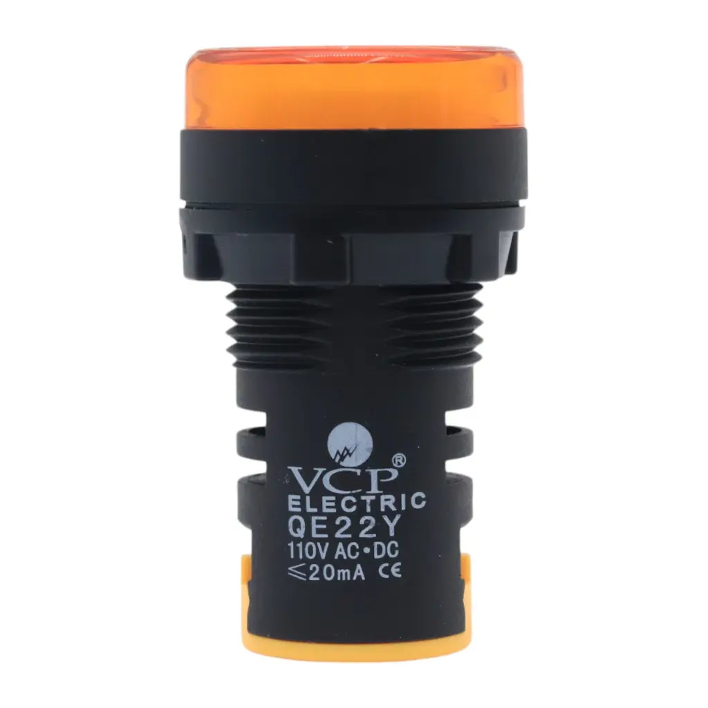PILOTO AMARILLO LED SEÑALIZACION VCP 110V 22MM