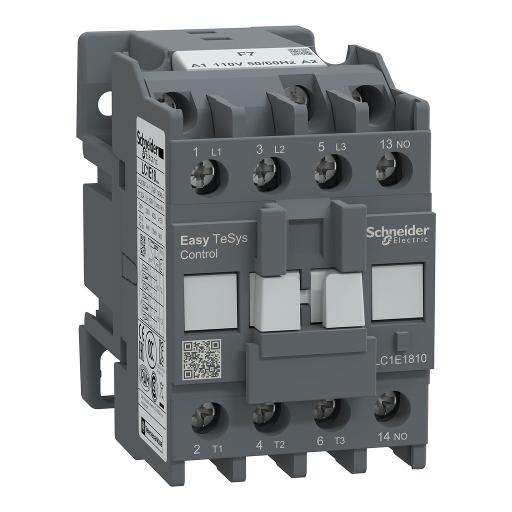 CONTACTOR 18AMP AC3 110V TESYS E
