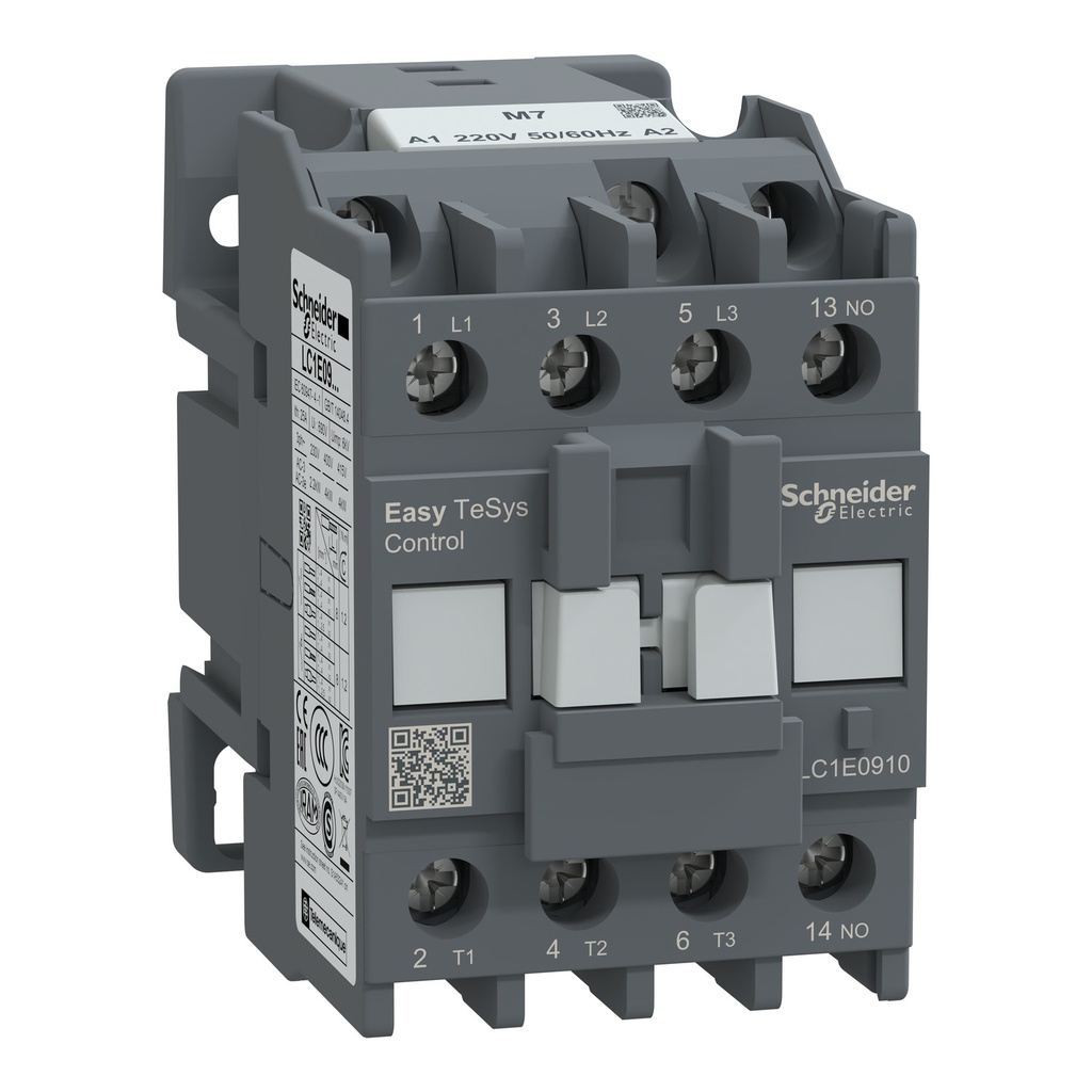 CONTACTOR 9AMP AC3 220VAC 50-60HZ