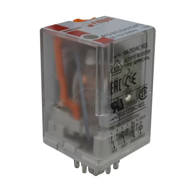 RELEVO 110VAC 11 PINES 10A/250VAC UL RELPOL