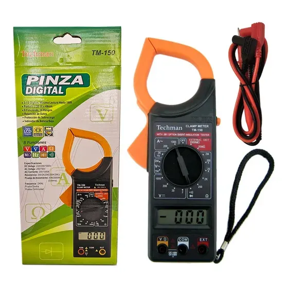 PINZA VOLTIAMPERIMETRICA TECHS