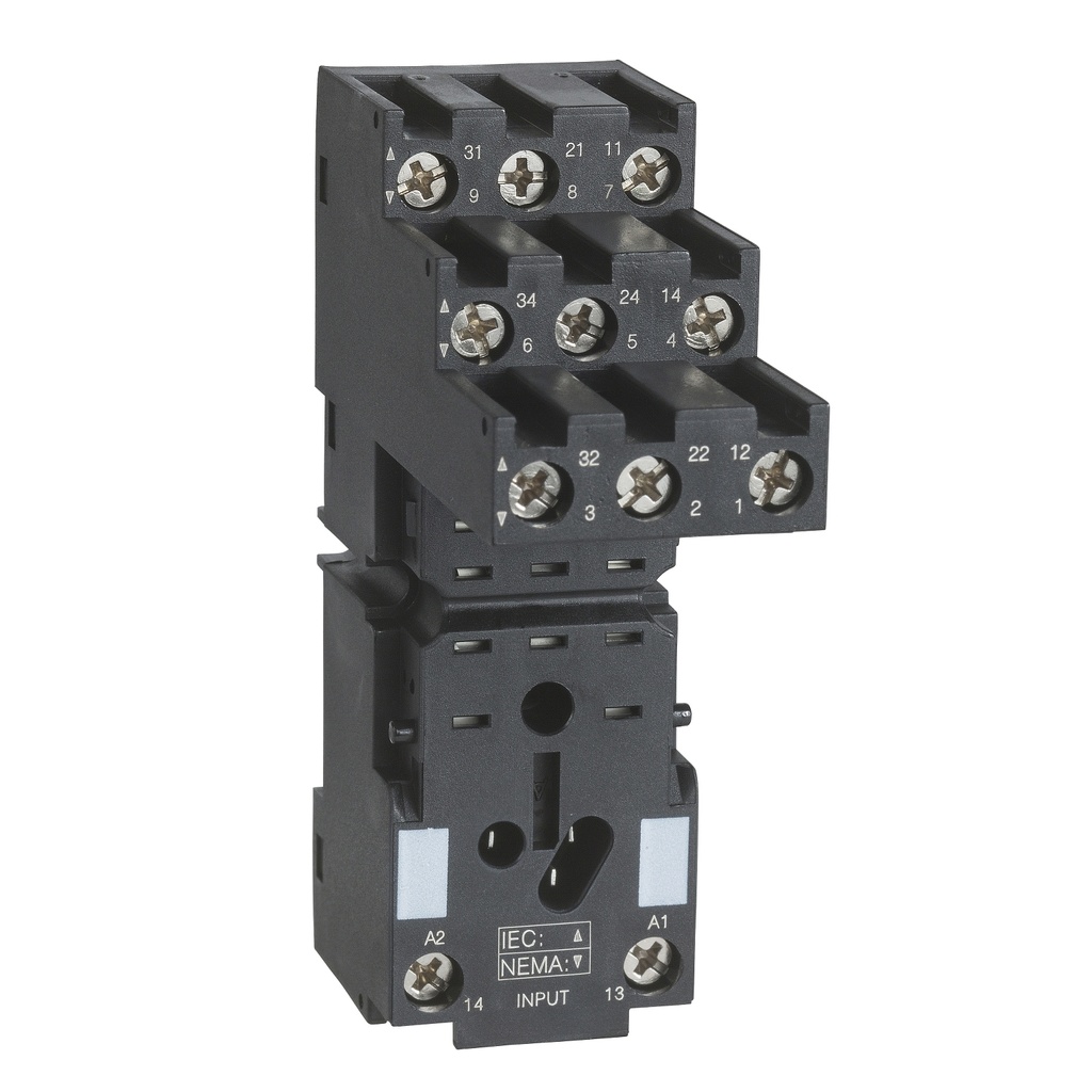 BASE PARA MINI RELEVO 11 PINES SCHNEIDER