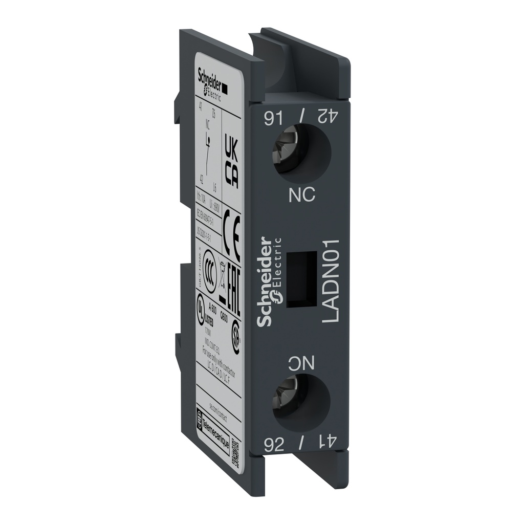 BLOQUE CONTACTO AUXILIAR 1NC CONTACTOR SCHNEIDER