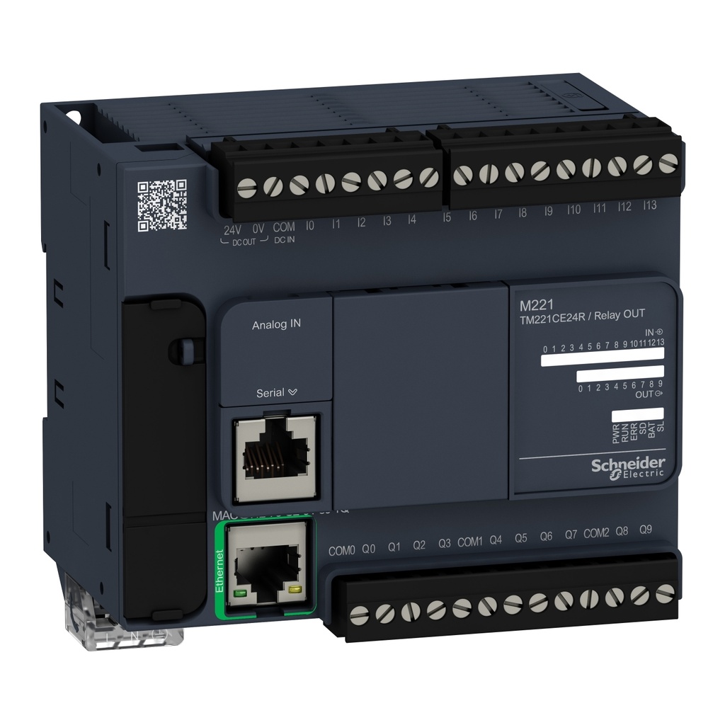 PLC M221 - 14E/10S TIPO RELE