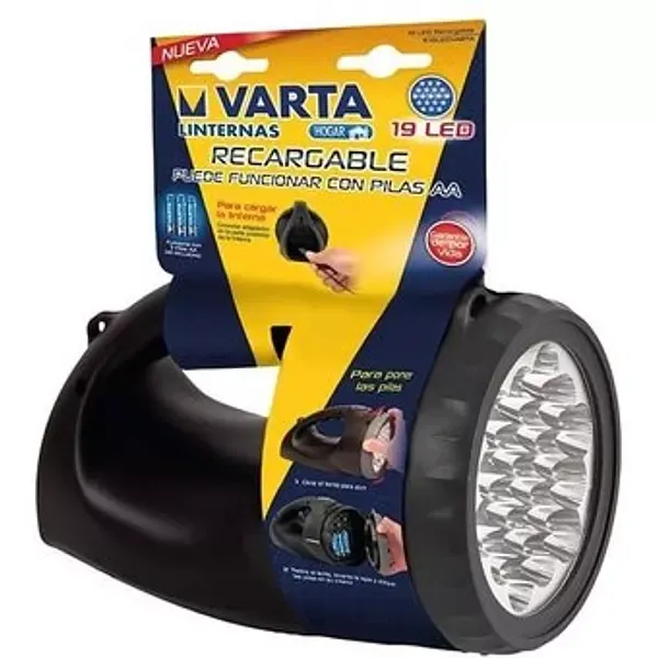 LINTERNA RECARGABLE 19 LED VARTA