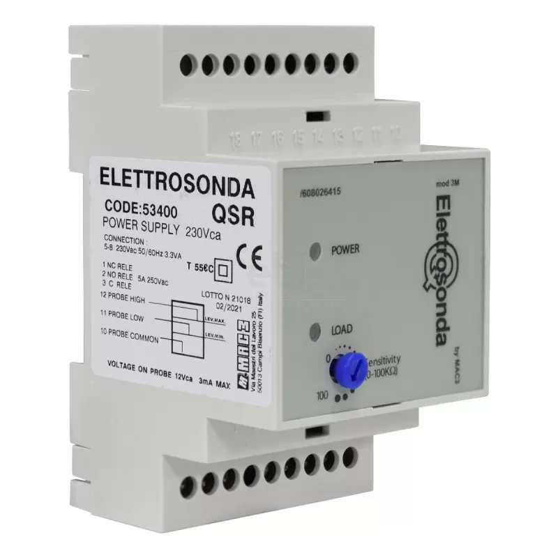 CONTROL DE NIVEL ELECTROSONDA QSR/220V MAC3