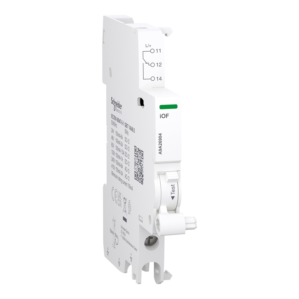 INDICADOR ACTI9 A9A OF BOTON 0.1-6A AUX