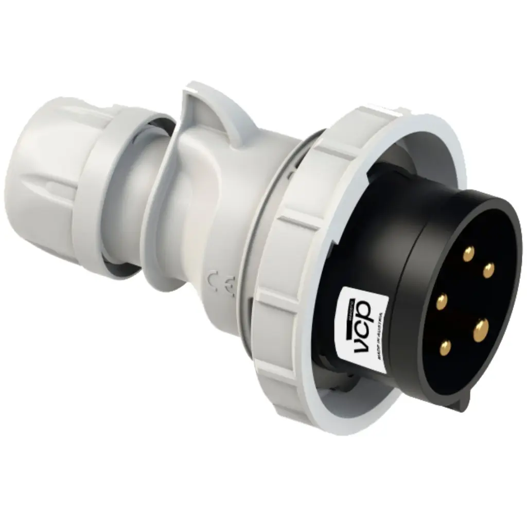 CLAVIJA 32A IP67 500VAC NEGRO 3P+N+T VCP