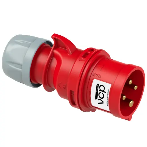 [CLA32/024-6] CLAVIJA 4X32A 440V IP44 ROJA VCP