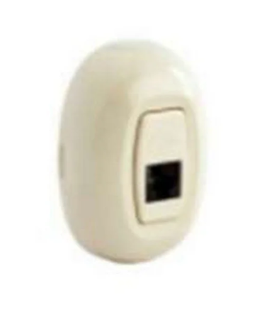 [GS-050MU] TOMA TELEFONICA SENCILLA RJ11 S/PONER GS LUMINEX