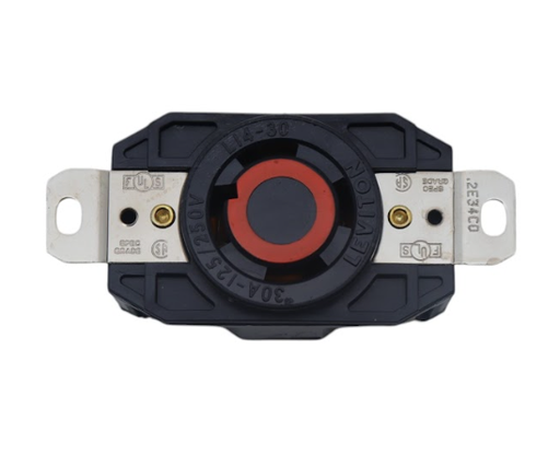 [L1430-R] TOMA INCRUSTAR L143030A 125/250V 2F+N+T LEVITON