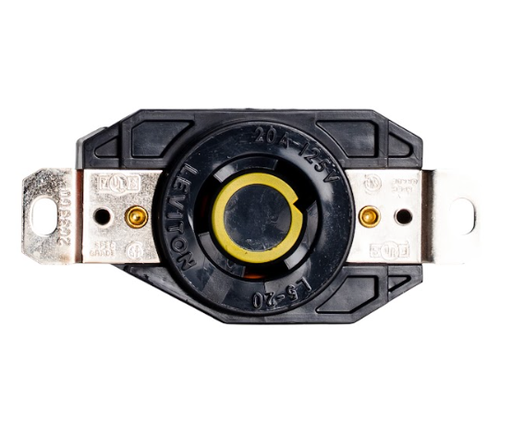 [L520-R] TOMA INCRUSTAR L520 20A 125V F+N+T LEVITON