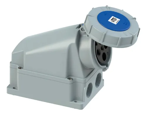 [TSP16/1152-9] TOMA 5X16A SOBREPONER 220V 9H AZUL IP67