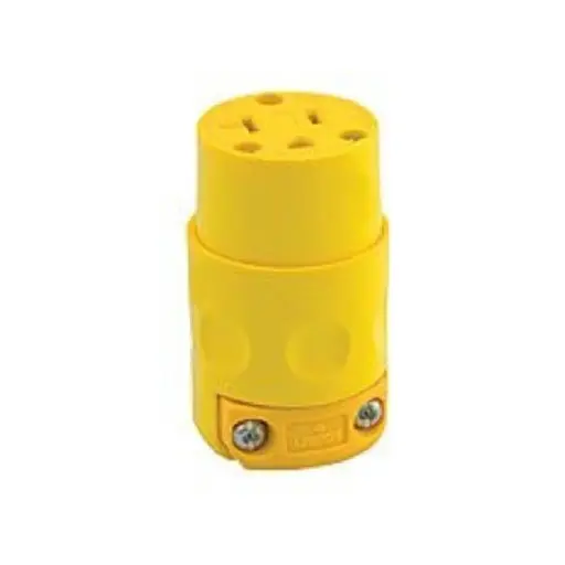 [520-CV] TOMA AEREA 20A 125V P/T AMARILLA LEVITON