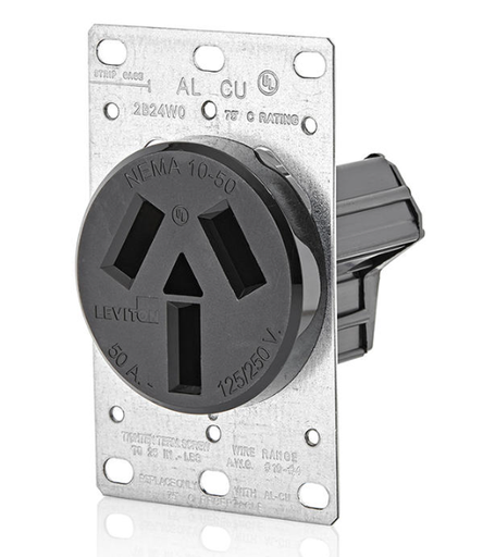 [5206] TOMA INCRUSTAR 3X50A LEVITON