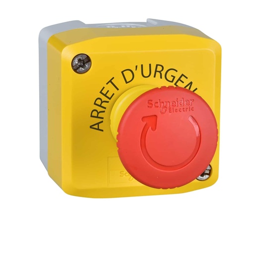 [XALK178G] CAJA 1 PULSADOR EMERGENCIA 2NC+1
