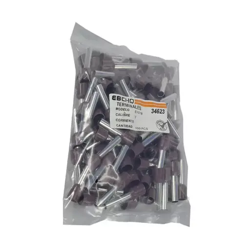 [34623] TERMINAL 8 AWG PUNTERA CAFE