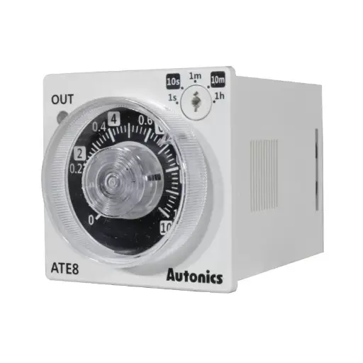 [ATE8-41] TEMPORIZADOR 1S/10S/1M/10M 48X48MM 110/220V AUTONICS