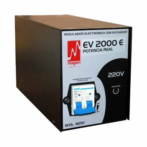 [EV2000/220V] ESTABILIZADOR 2000W EV MAGOM 220VAC