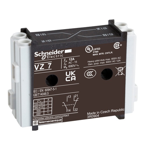 [VZ7] BLOQUE 2 CONT AUX VARIO NA+NC