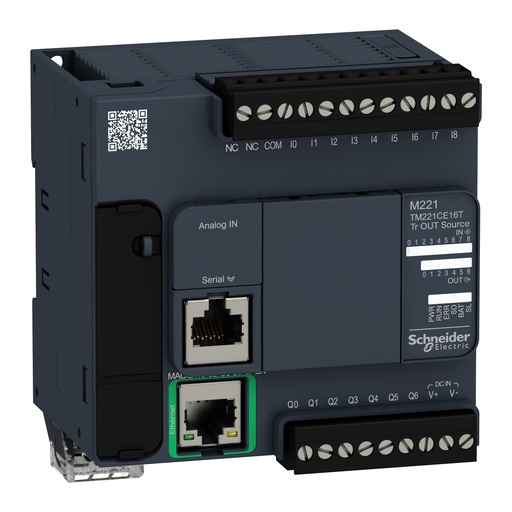 [TM221CE16T] PLC M221 9E/7S TIPO TRANSISTOR PNP 
