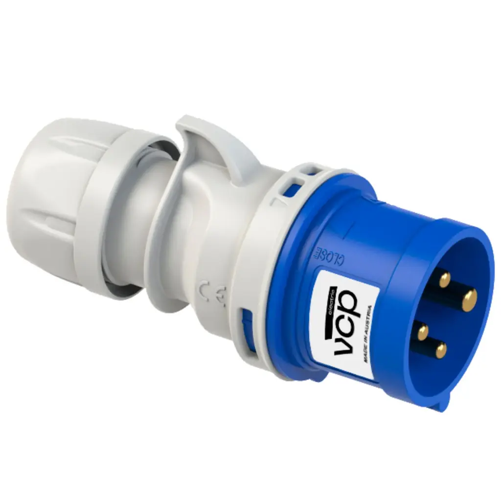 CLAVIJA 125AMP IP67 3P+T 230VAC AZUL VCP