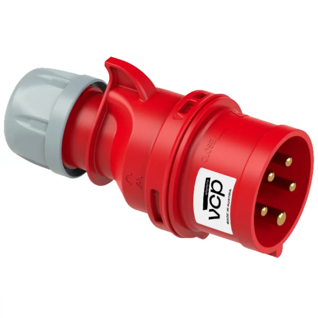 CLAVIJA 5X32AMP ROJA 440V IP 44 VCP