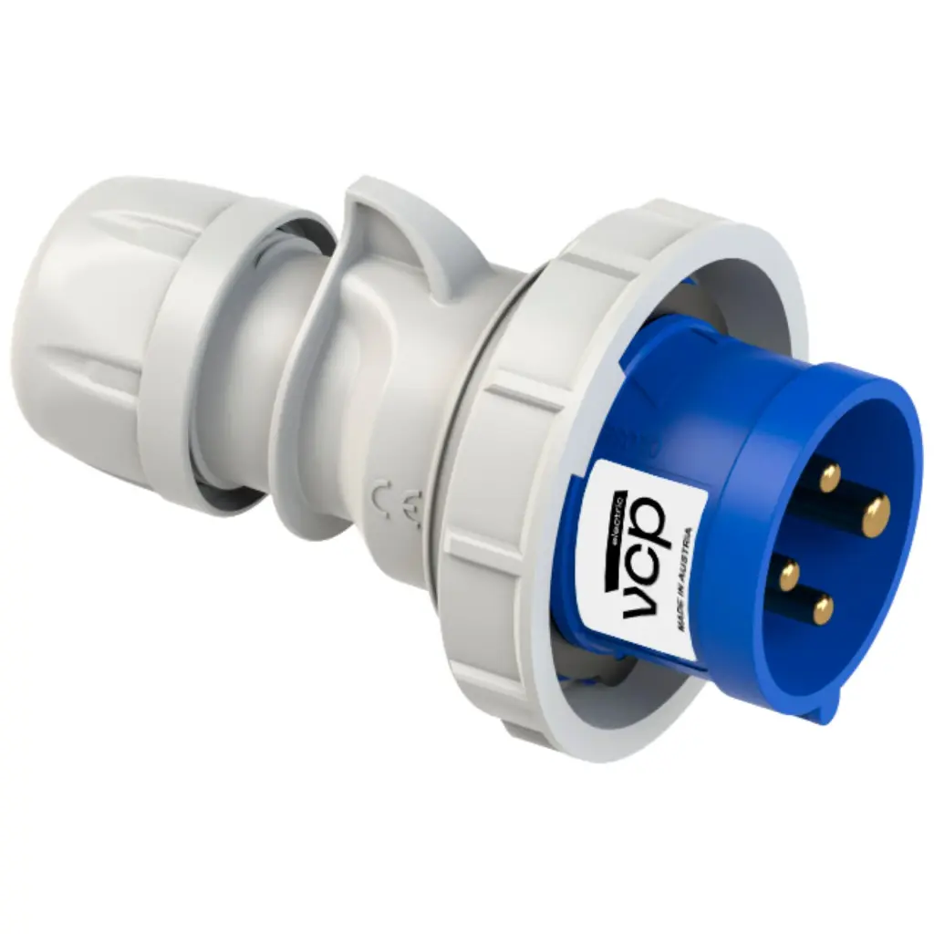 CLAVIJA 4X32A 220V IP67 AZUL VCP