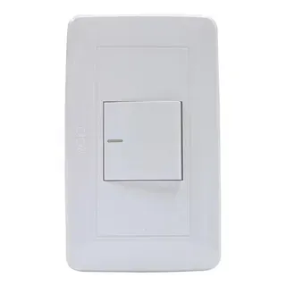INTERRUPTOR CONMUTABLE SENCILLO BLANCO AMANECER