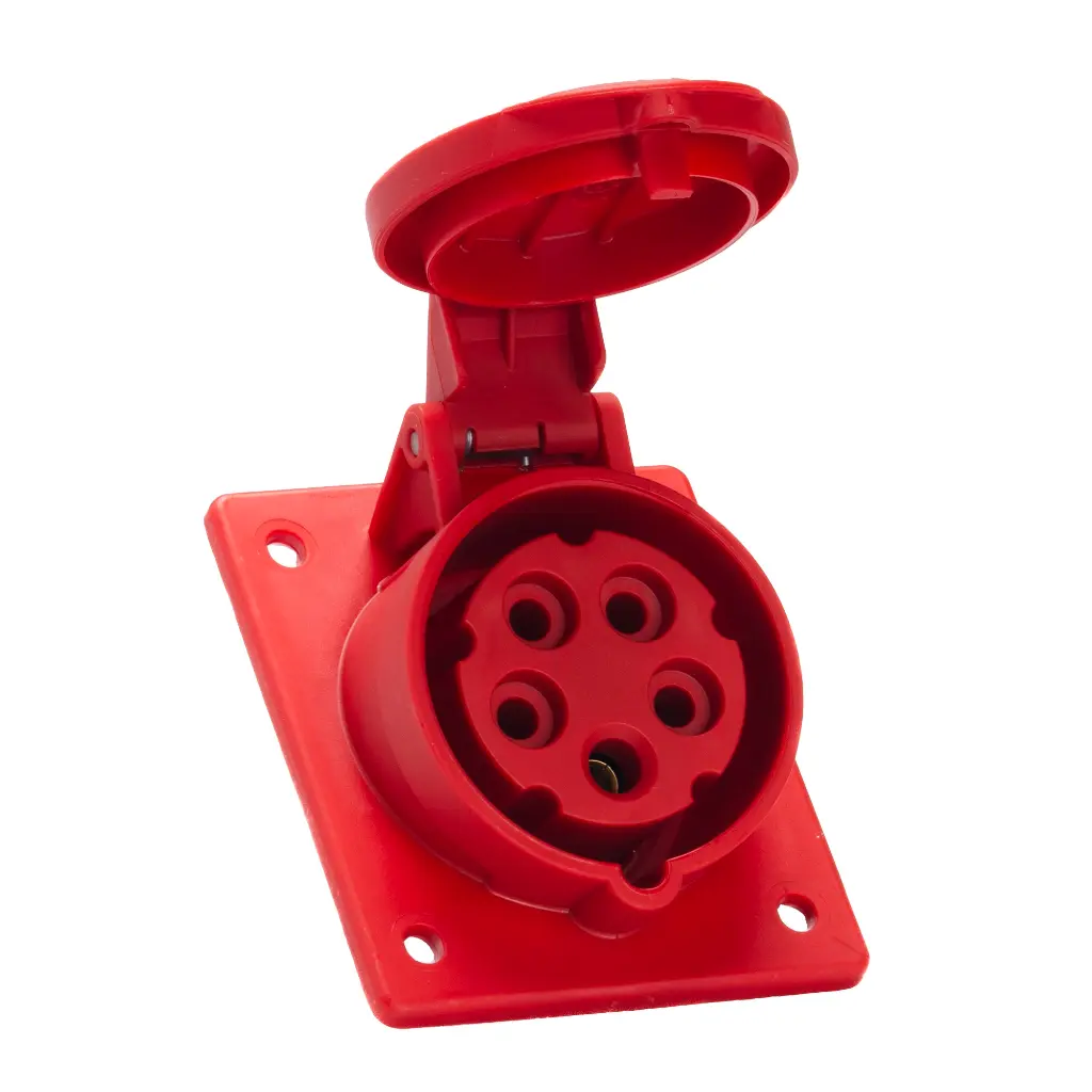 TOMA 5X16 INCRUSTAR 5H ROJA 440V