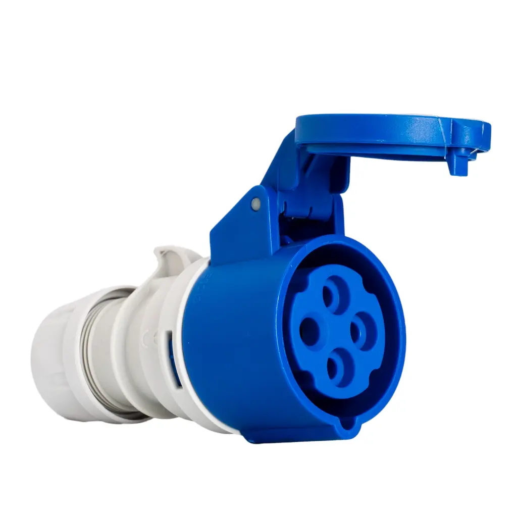 TOMA AEREA 4X16A 220V IP44 AZUL