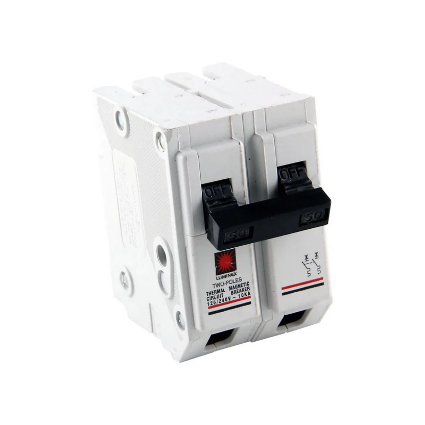 AUTOMATICO 2X50A ENCHUFABLE LUMINEX