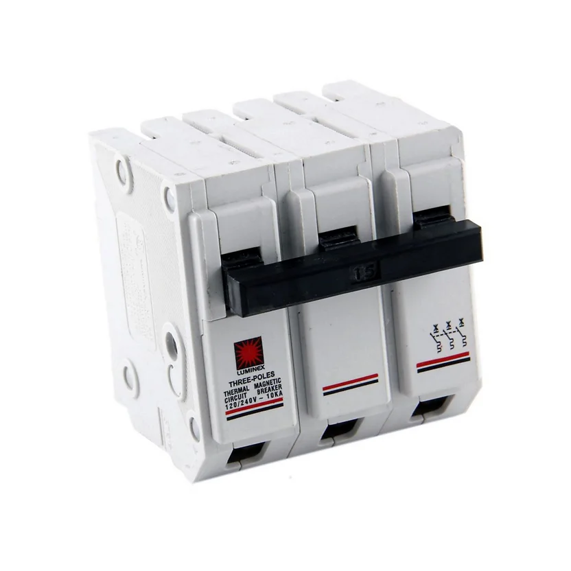 AUTOMATICO 3X15A ENCHUFABLE LUMINEX
