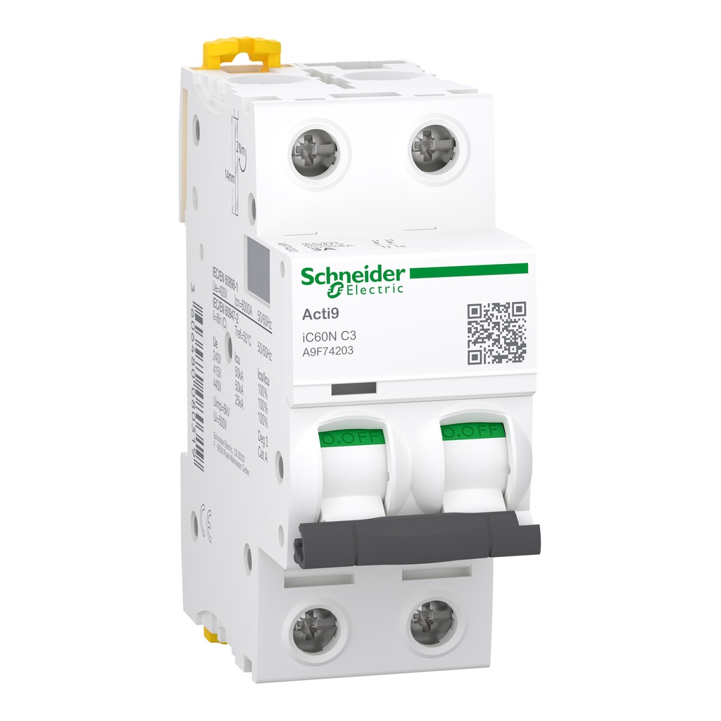 AUTOMATICO 2X3A RIEL C60N SCHNEIDER