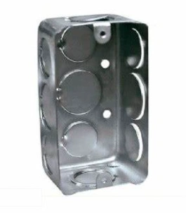 CAJA RECTANGULAR GALVANIZADA CAL.20