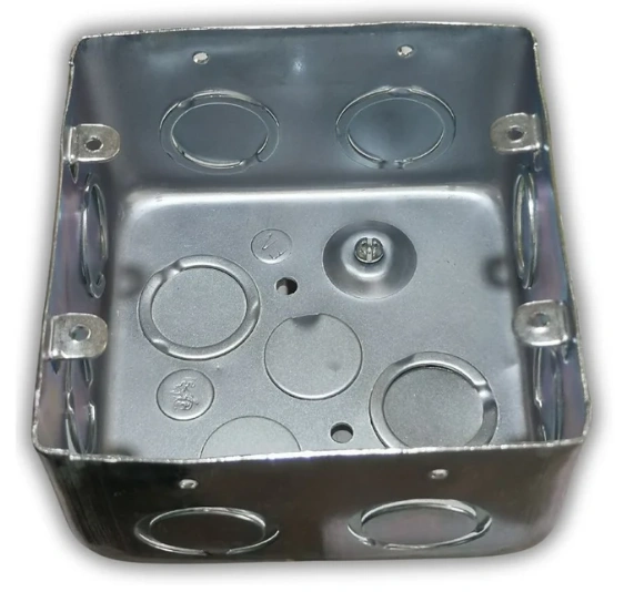 CAJA CUADRADA DOBLE FONDO GALVANIZADA