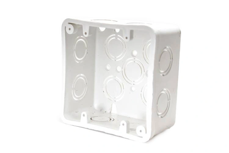 CAJA CUADRADA DOBLE FONDO PVC